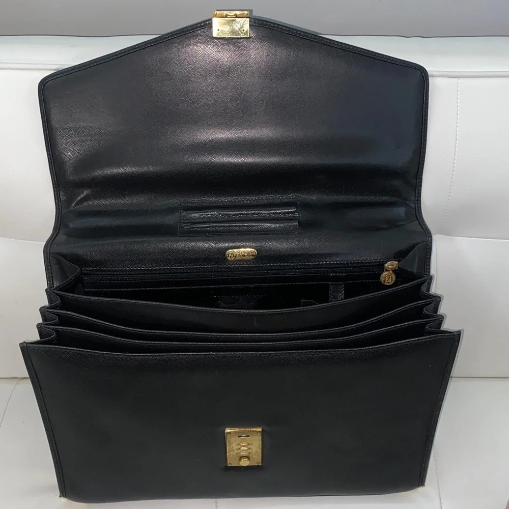 Authentic Rare Vintage FENDI Laptop/Briefcase Business Bag